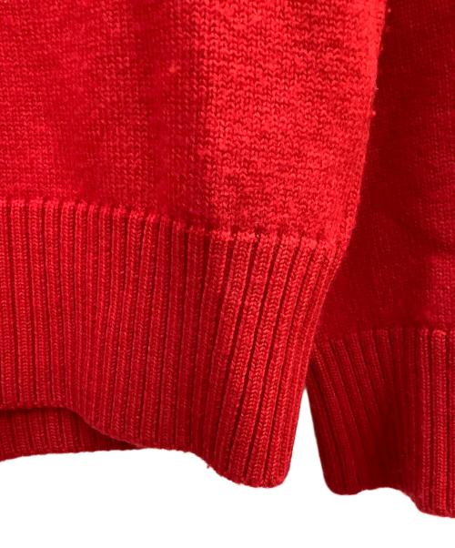 ami（アミ）ami (アミ) amiハートロゴクルーネックセーター レッド サイズ:不明の古着・服飾アイテム