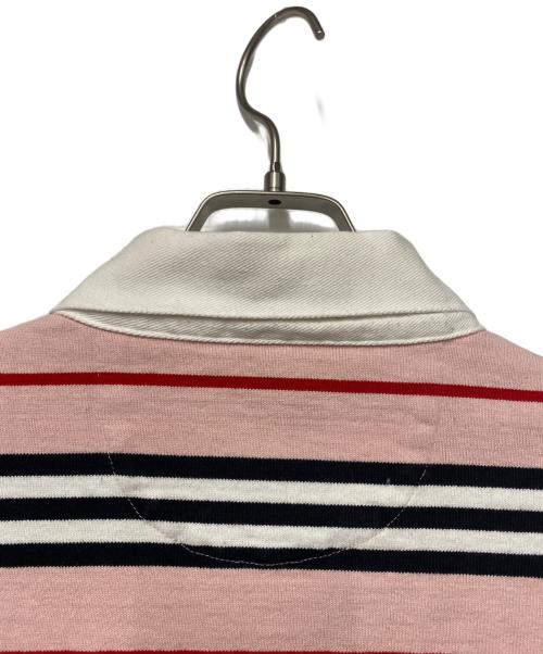SUPREME（シュプリーム）Supreme (シュプリーム) BURBERRY (バーバリー) ラガーシャツ ピンク×ホワイト サイズ:Mの古着・服飾アイテム