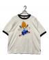 parappatherapper（パラッパラッパー）の古着「リンガーTシャツ」｜ホワイト×ブラック