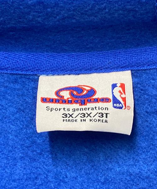 NBA（エヌビーエー）NBA (エヌビーエー) スウェットジャケット ブルー サイズ:3Xの古着・服飾アイテム