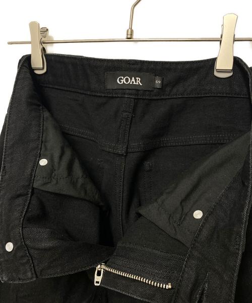 GOAR ARCHIVE（ゴアアーカイブ）GOAR ARCHIVE (ゴアアーカイブ) デニムパンツ ブラック サイズ:Sの古着・服飾アイテム