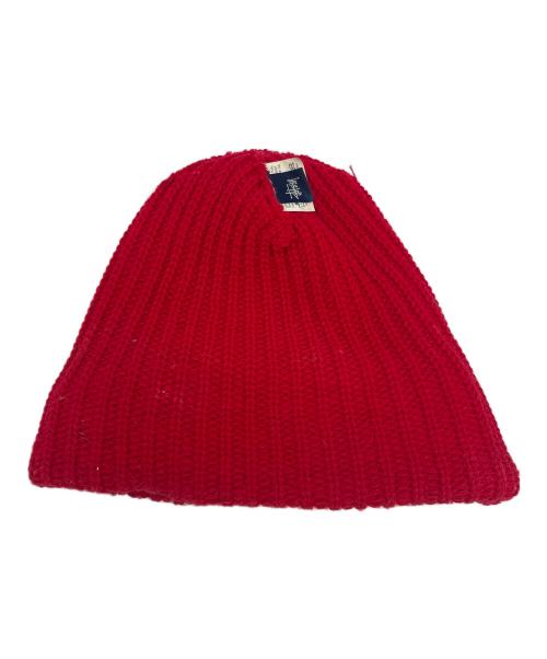stussy（ステューシー）stussy (ステューシー) ニットキャップ レッドの古着・服飾アイテム