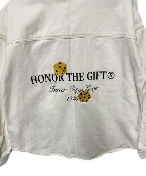 HONOR THE GIFT（オナーザギフト）HONOR THE GIFT (オナーザギフト) シャツジャケット ホワイト サイズ:Lの古着・服飾アイテム