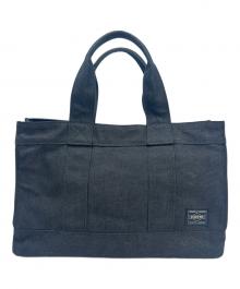 PORTER（ポーター）の古着「スモーキーキャンバストートバッグ」｜ブラック
