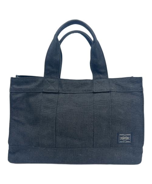 PORTER（ポーター）PORTER (ポーター) スモーキーキャンバストートバッグ ブラックの古着・服飾アイテム