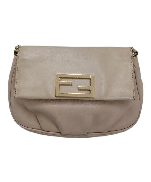 FENDI（フェンディ）FENDI (フェンディ) チェーンショルダーバッグ ピンクの古着・服飾アイテム