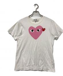 PLAY COMME des GARCONS（プレイコムデギャルソン）の古着「半袖カットソー」｜ホワイト