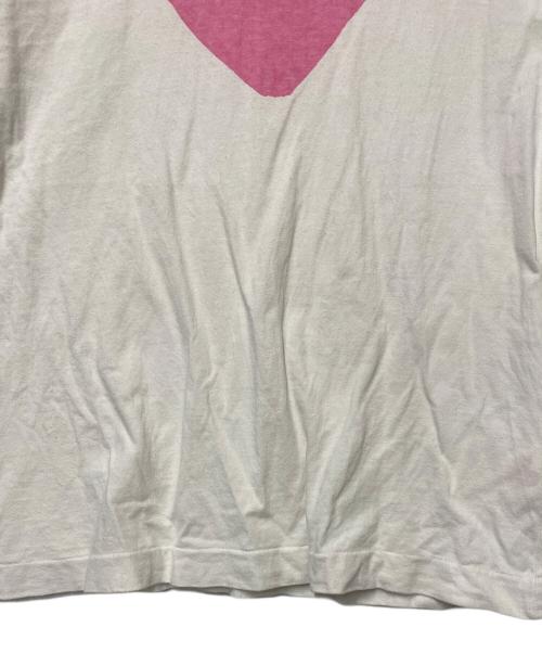 PLAY COMME des GARCONS（プレイコムデギャルソン）PLAY COMME des GARCONS (プレイコムデギャルソン) 半袖カットソー ホワイト サイズ:XSの古着・服飾アイテム