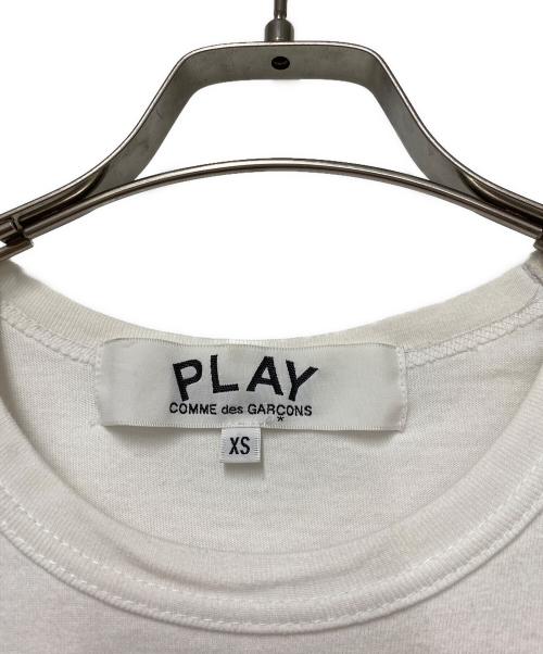 PLAY COMME des GARCONS（プレイコムデギャルソン）PLAY COMME des GARCONS (プレイコムデギャルソン) 半袖カットソー ホワイト サイズ:XSの古着・服飾アイテム