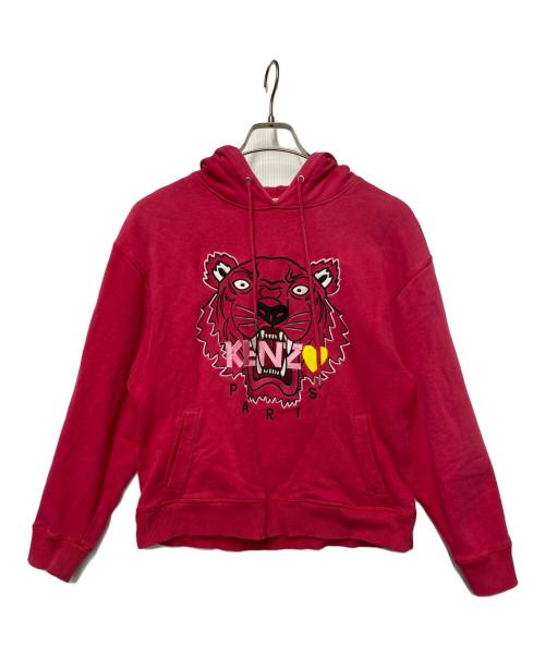 KENZO（ケンゾー）KENZO (ケンゾー) プルオーバーパーカー ショッキングピンク サイズ:Sの古着・服飾アイテム