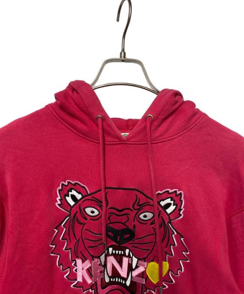 KENZO（ケンゾー）KENZO (ケンゾー) プルオーバーパーカー ショッキングピンク サイズ:Sの古着・服飾アイテム