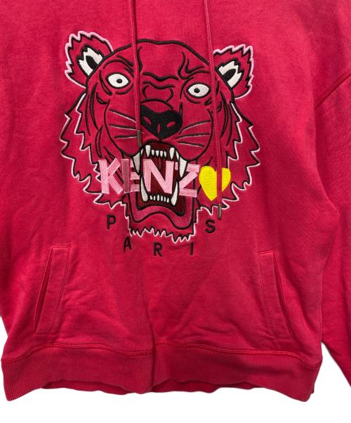 KENZO（ケンゾー）KENZO (ケンゾー) プルオーバーパーカー ショッキングピンク サイズ:Sの古着・服飾アイテム