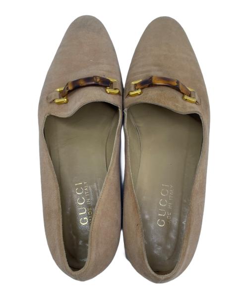 GUCCI（グッチ）GUCCI (グッチ) パンプス ブラウン サイズ:39　1/2の古着・服飾アイテム