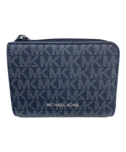 MICHAEL KORS（マイケルコース）MICHAEL KORS (マイケルコース) コンパクトウォレット ブラックの古着・服飾アイテム