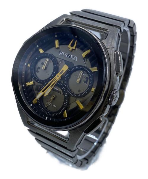 BULOVA（ブローバ）BULOVA (ブローバ) BULOVA　リストウォッチ ブラックの古着・服飾アイテム