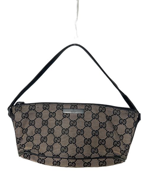 GUCCI（グッチ）GUCCI (グッチ) ハンドポーチ ベージュの古着・服飾アイテム