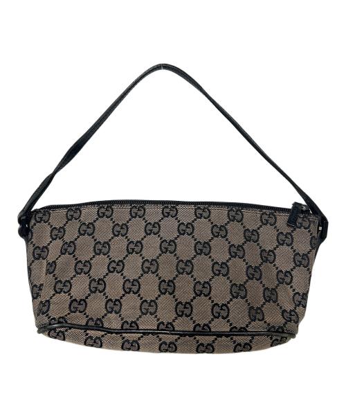 GUCCI（グッチ）GUCCI (グッチ) ハンドポーチ ベージュの古着・服飾アイテム