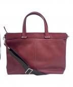COACHコーチ）の古着「レキシントン レザー トートバッグ」｜ボルドー