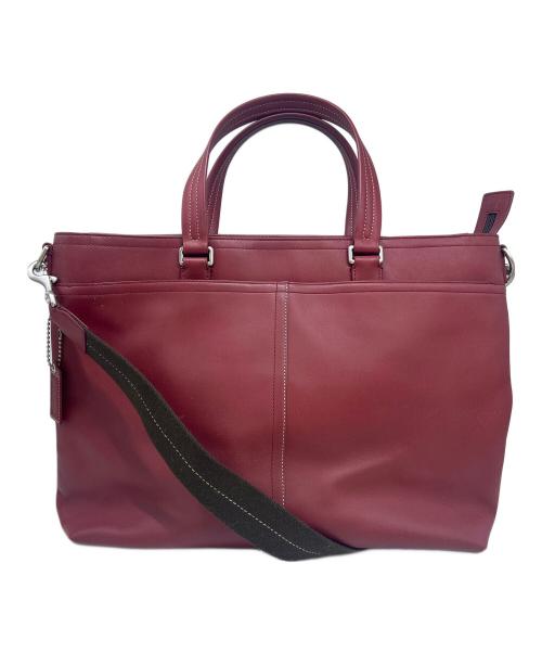 COACH（コーチ）COACH (コーチ) レキシントン レザー トートバッグ ボルドーの古着・服飾アイテム