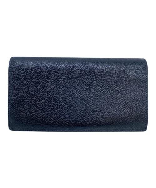BURBERRY（バーバリー）BURBERRY (バーバリー) 2つ折り長財布 ブラックの古着・服飾アイテム