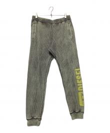 DIESEL（ディーゼル）の古着「ワッフル地スウェットパンツ」｜グレー