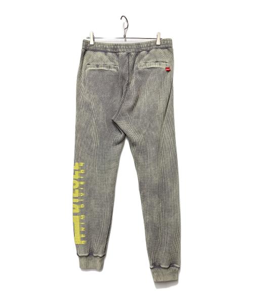 DIESEL（ディーゼル）DIESEL (ディーゼル) ワッフル地スウェットパンツ グレー サイズ:Lの古着・服飾アイテム