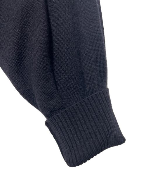 BLUE LABEL CRESTBRIDGE（ブルーレーベルクレストブリッジ）BLUE LABEL CRESTBRIDGE (ブルーレーベルクレストブリッジ) 長袖ワンピース ベージュ×ネイビー サイズ:36の古着・服飾アイテム