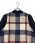 中古・古着 BLUE LABEL CRESTBRIDGE (ブルーレーベルクレストブリッジ) 長袖ワンピース ベージュ×ネイビー サイズ:36：8000円