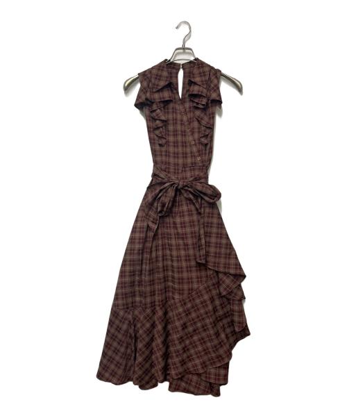 Lily Brown（リリーブラウン）Lily Brown (リリーブラウン) ノースリーブワンピース パープルの古着・服飾アイテム