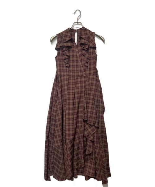 Lily Brown（リリーブラウン）Lily Brown (リリーブラウン) ノースリーブワンピース パープルの古着・服飾アイテム