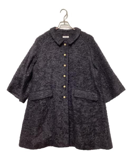 IENA（イエナ）IENA (イエナ) ループツイードコクーンコート ネイビー サイズ:不明の古着・服飾アイテム