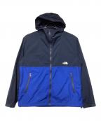 THE NORTH FACEザ ノース フェイス）の古着「コンパクトジャケット」｜ブルー×ブラック