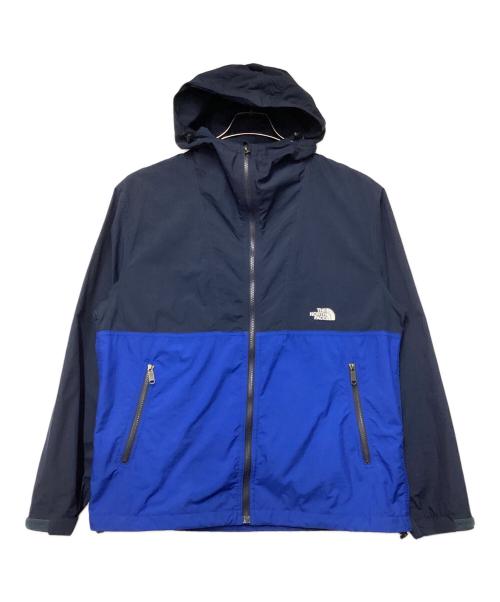 THE NORTH FACE（ザ ノース フェイス）THE NORTH FACE (ザ ノース フェイス) コンパクトジャケット ブルー×ブラック サイズ:Lの古着・服飾アイテム