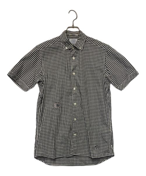 WTAPS（ダブルタップス）WTAPS (ダブルタップス) 半袖シャツ ブラック×ホワイト サイズ:Sの古着・服飾アイテム