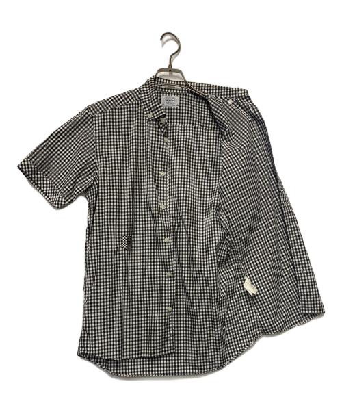 WTAPS（ダブルタップス）WTAPS (ダブルタップス) 半袖シャツ ブラック×ホワイト サイズ:Sの古着・服飾アイテム
