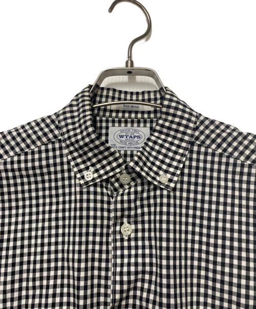 WTAPS（ダブルタップス）WTAPS (ダブルタップス) 半袖シャツ ブラック×ホワイト サイズ:Sの古着・服飾アイテム