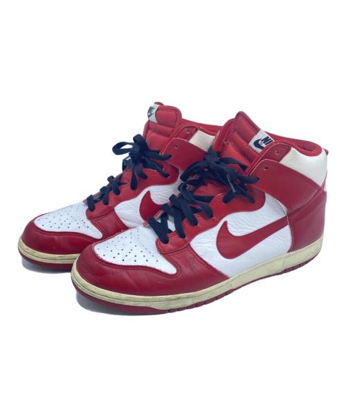 NIKE（ナイキ）NIKE (ナイキ) ハイカットスニーカー レッド×ホワイト サイズ:28.5の古着・服飾アイテム