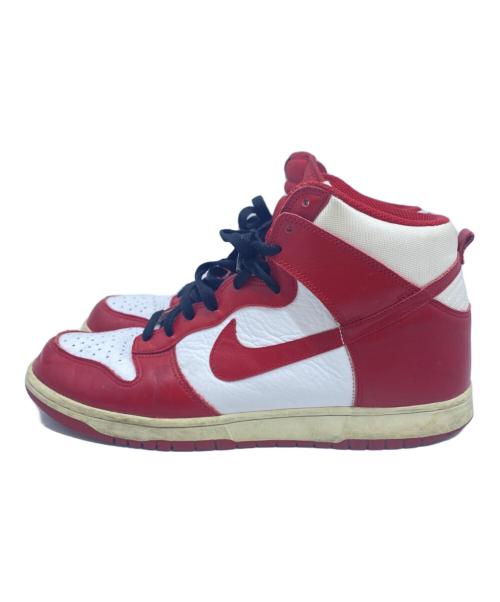 NIKE（ナイキ）NIKE (ナイキ) ハイカットスニーカー レッド×ホワイト サイズ:28.5の古着・服飾アイテム