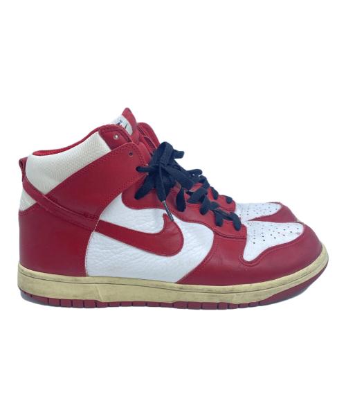 NIKE（ナイキ）NIKE (ナイキ) ハイカットスニーカー レッド×ホワイト サイズ:28.5の古着・服飾アイテム