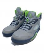 NIKEナイキ）の古着「ハイカットスニーカー」｜グレー×グリーン