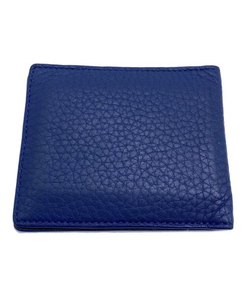 PELLE MORBIDA（ペッレモルビダ）PELLE MORBIDA (ペッレモルビダ) コンパクトウォレット ネイビーの古着・服飾アイテム