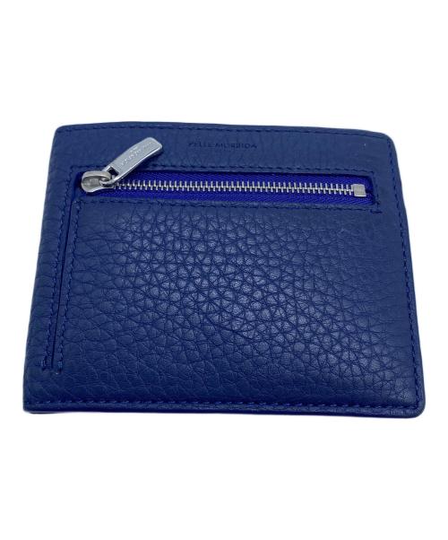 PELLE MORBIDA（ペッレモルビダ）PELLE MORBIDA (ペッレモルビダ) コンパクトウォレット ネイビーの古着・服飾アイテム