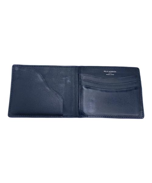 PELLE MORBIDA（ペッレモルビダ）PELLE MORBIDA (ペッレモルビダ) コンパクトウォレット ネイビーの古着・服飾アイテム