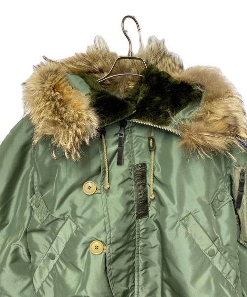 AVIREX（アヴィレックス）AVIREX (アヴィレックス) フライトジャケット グリーン サイズ:Mの古着・服飾アイテム