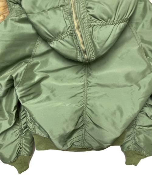 AVIREX（アヴィレックス）AVIREX (アヴィレックス) フライトジャケット グリーン サイズ:Mの古着・服飾アイテム