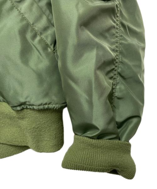 AVIREX（アヴィレックス）AVIREX (アヴィレックス) フライトジャケット グリーン サイズ:Mの古着・服飾アイテム