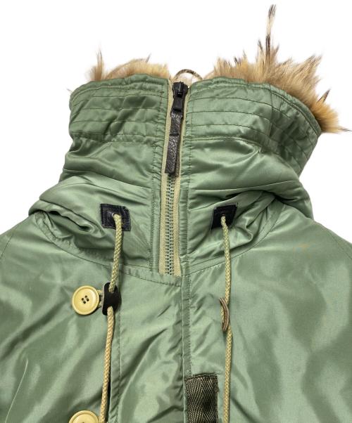 AVIREX（アヴィレックス）AVIREX (アヴィレックス) フライトジャケット グリーン サイズ:Mの古着・服飾アイテム