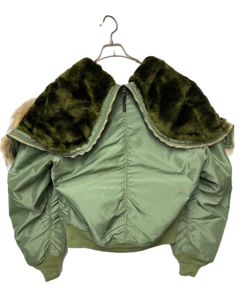 AVIREX（アヴィレックス）AVIREX (アヴィレックス) フライトジャケット グリーン サイズ:Mの古着・服飾アイテム