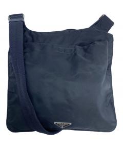 中古・古着通販】PRADA (プラダ) ナイロンショルダーバッグ ネイビー