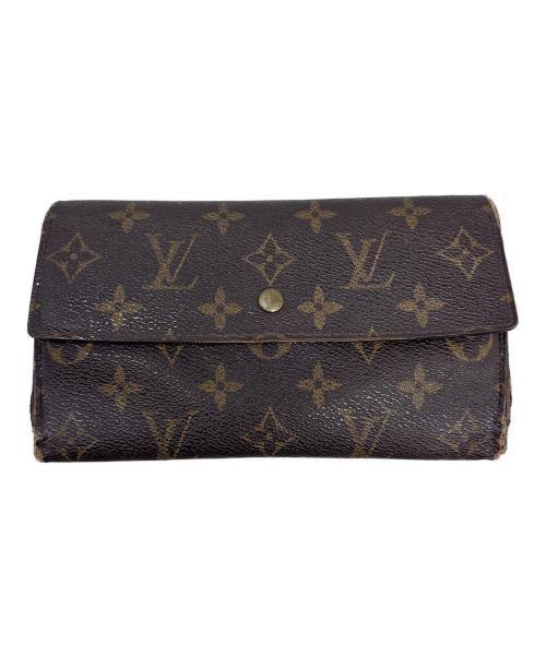 LOUIS VUITTON（ルイ ヴィトン）LOUIS VUITTON (ルイ ヴィトン) 3つ折り財布 ブラウンの古着・服飾アイテム